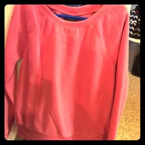 Long sleeve fleece sweatshirt